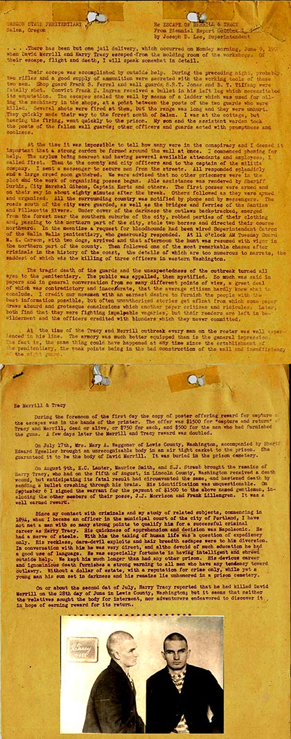 A portrait of Harry Tracy from the Utah Historical Society