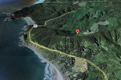 Map image from Google Earth