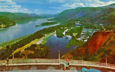 The view from Crown Point, looking east.