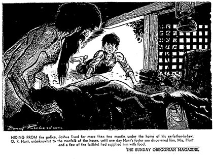 The sensationalized pulp-fiction version of the story of Edmund Creffield and the “Holy Rollers” of Corvallis, as presented by Startling Detective Magazine in March 1951. Startling Detective Magazine, March 1951. Article: "Nemesis of the Nudist High Priest," a sensationalized and largely fabricated version of the story of the "Holy Rollers" of Corvallis, Ore.
