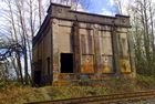 The abandoned Pirtle Transfer Station on the Oregon Electric line, just south of Albany.