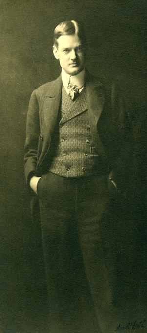 Herbert C. Hoover, shortly after his graduation from Stanford University, circa 1895