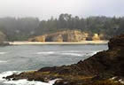 Whale Cove as seen from the headland at the south of its mouth.