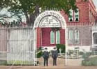 The front entrance to the Oregon State Penitentiary, Crazy Hugo's home after 1934,  as seen in the 1920s.