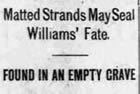 The headlines of the article on the bigamy-murder trial of Norman Williams in the May 26, 1904, edition of the Portland Morning Oregonian