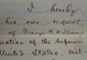 The letter, signed by President U.S. Grant, asking the U.S. Senate to remove George H. Williams for consideration as a nominee for U.S. Supreme Court chief justice.