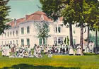 An old postcard showing one of the buildings at Chemawa Indian School back in the first decade of the 1900s. This building is gone now.